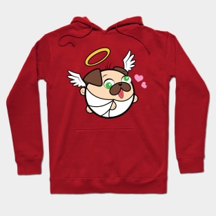 Doopy the Pug Puppy - Valentine's Day Hoodie